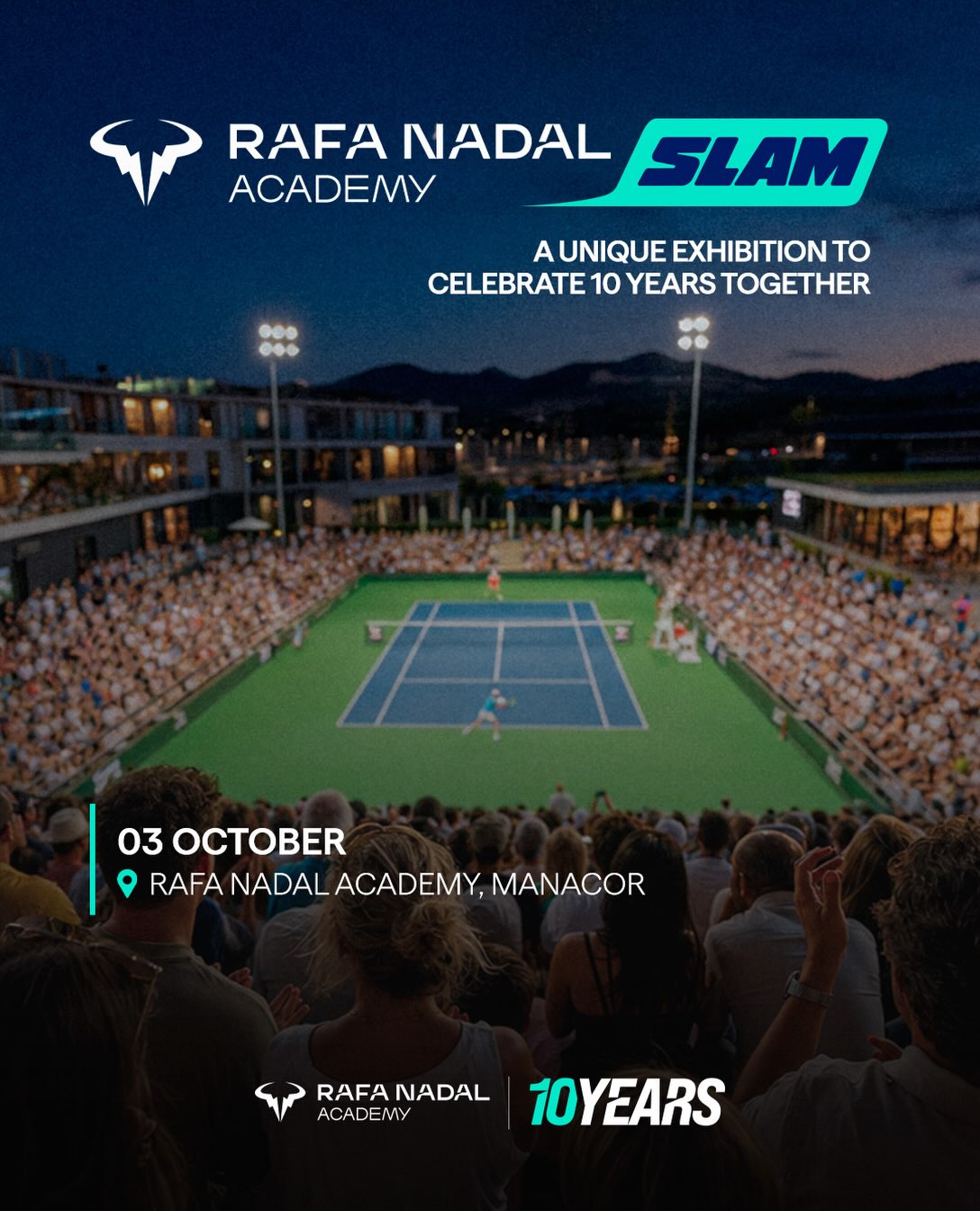 Rafael Nadal, Rafa Nadal Academy tenth anniversary